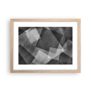 Plagát v ráme zo svetlého duba - Odveký symbol trvalosti a poriadku - 40x30 cm