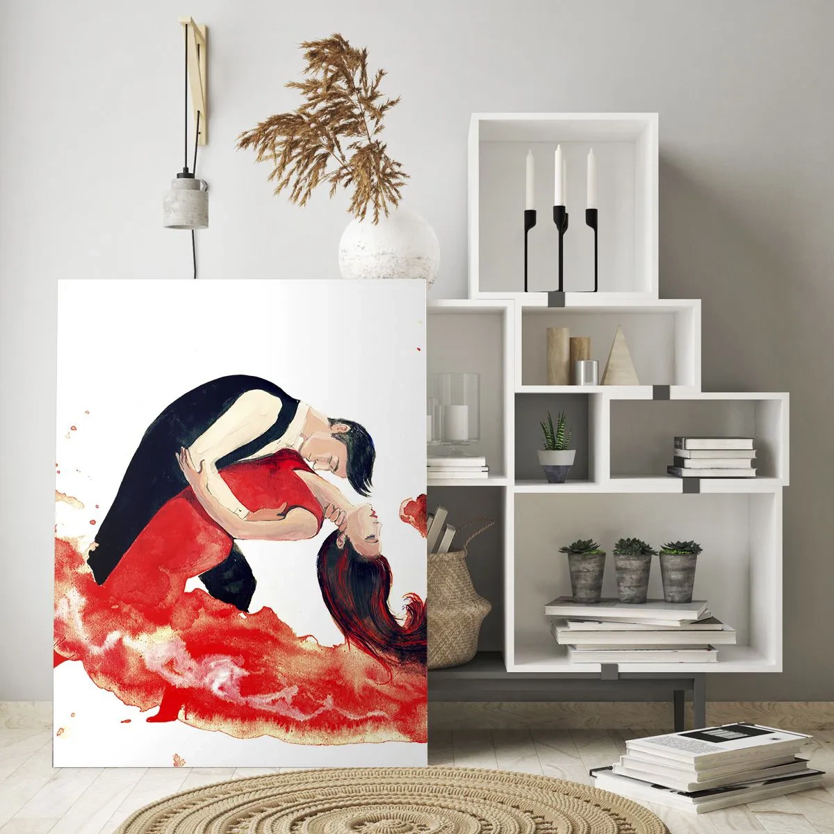 Obraz na skle - Tango - zmyselná vlna - 70x100 cm