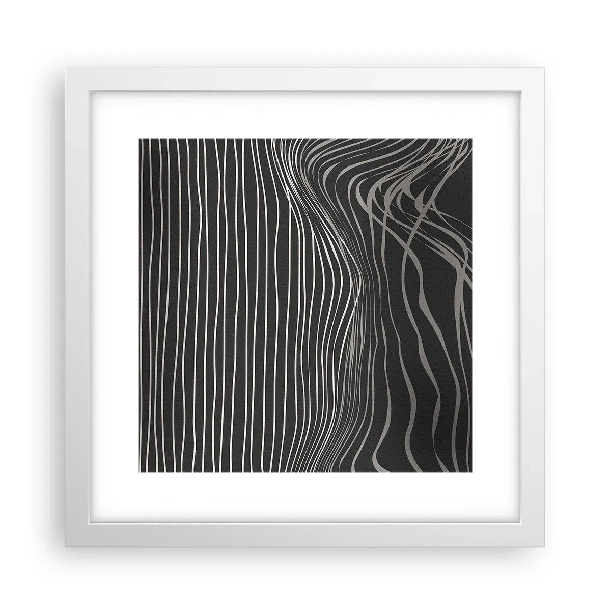 Plagát v bielom ráme - Rytmus a prízvuk - 30x30 cm