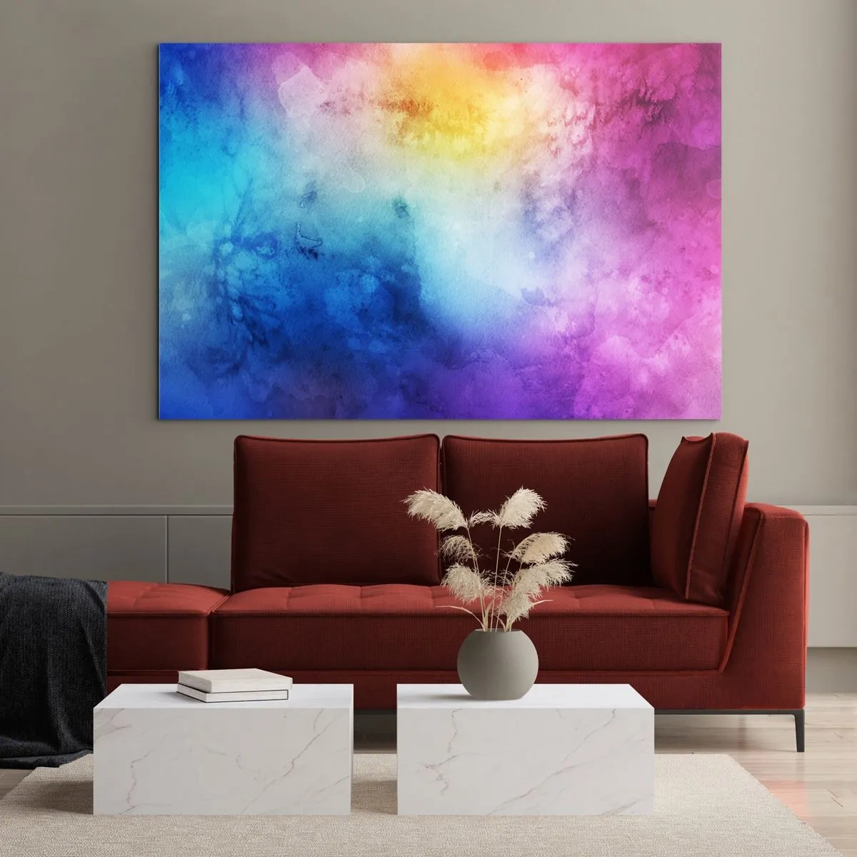 Obraz na skle - Takmer v siedmom nebi - 100x70 cm