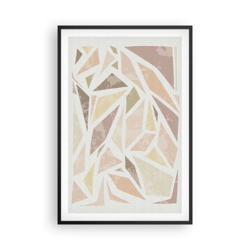 Plagát v čiernom ráme - Kompozícia: vitráž - 61x91 cm