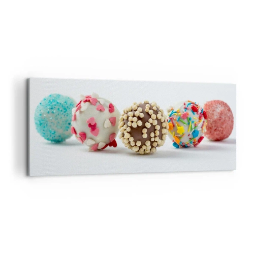 Obraz na plátne - Život môže byť sladký - 100x40 cm