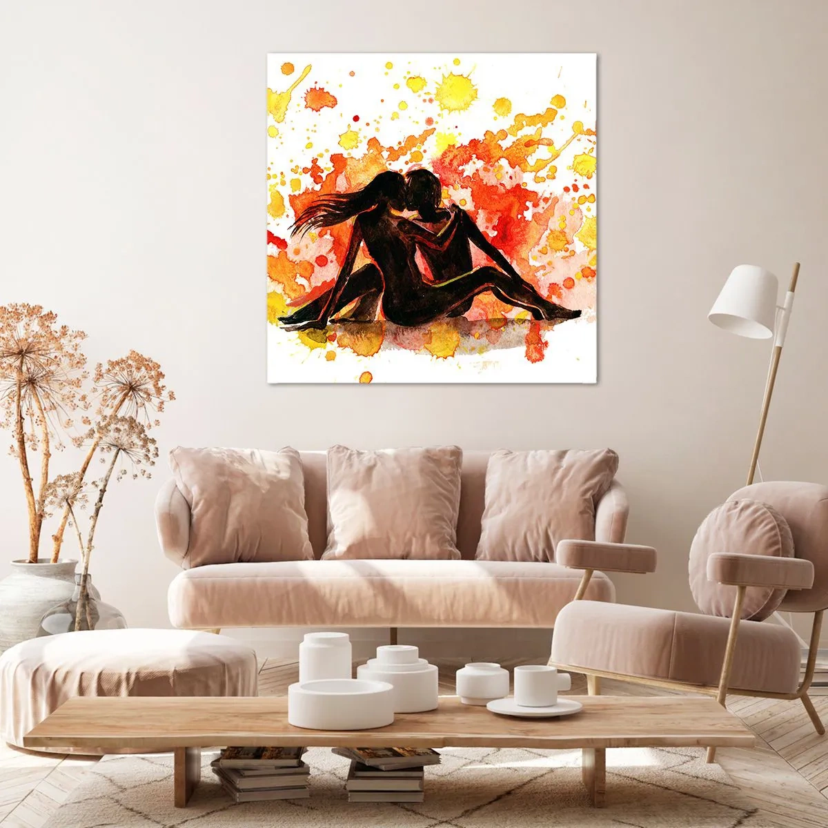 Obraz na plátne - A bolo svetlo - 70x70 cm