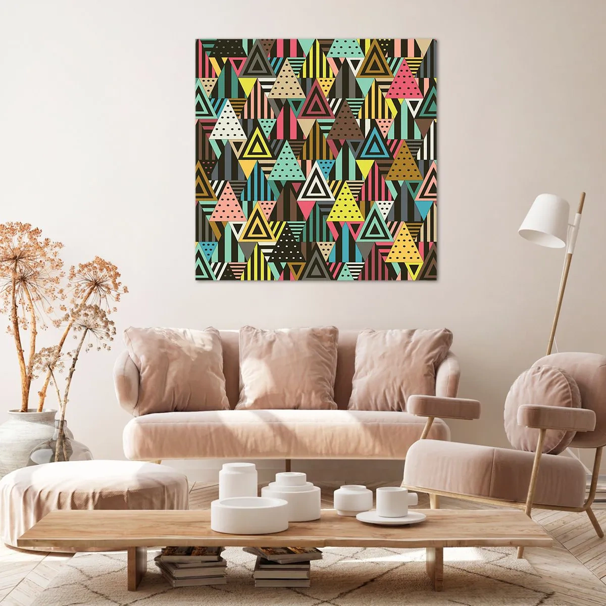 Obraz na plátne - V rytme na tri - 70x70 cm