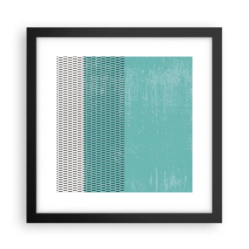 Plagát v čiernom ráme - Vyvážená kompozícia - 30x30 cm