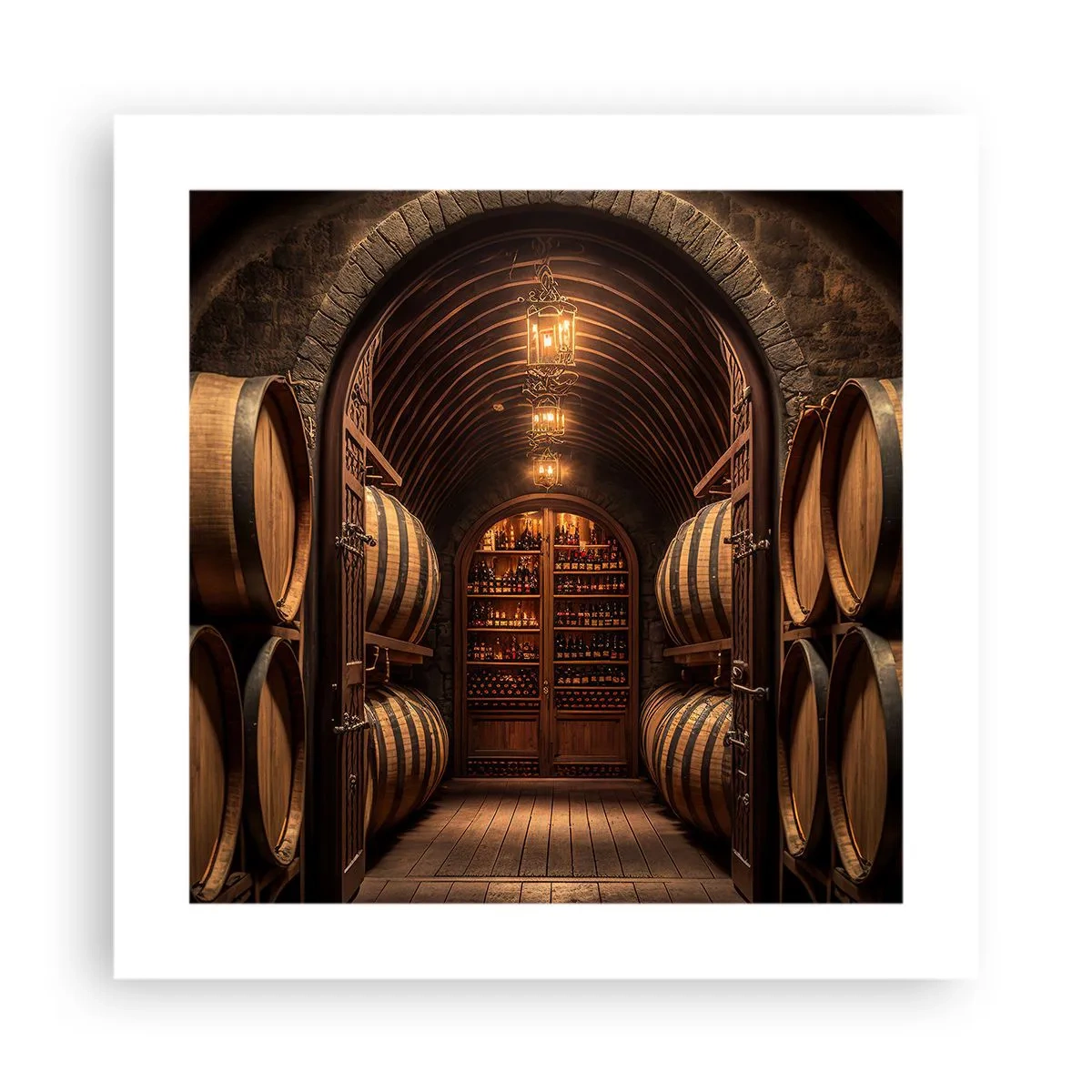 Plagát - Nádherná pivnica - 40x40 cm