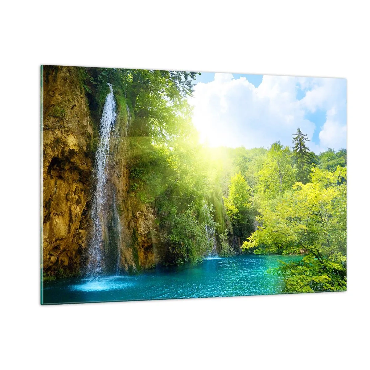 Obraz na skle - To musí byť Eden - 120x80 cm