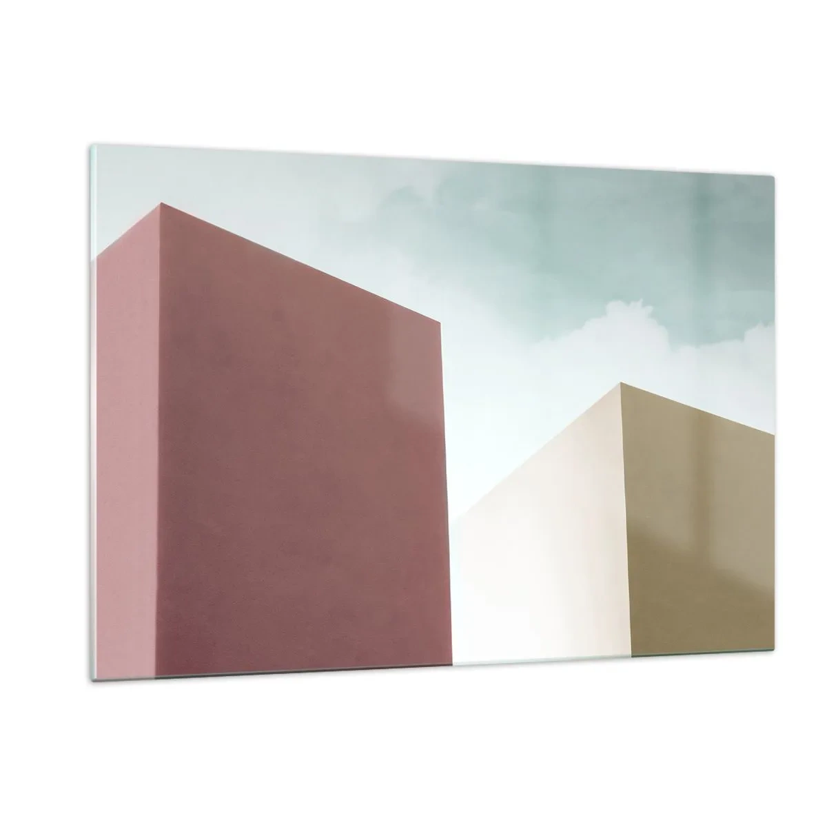 Obraz na skle - Geometria slnečného leta - 120x80 cm