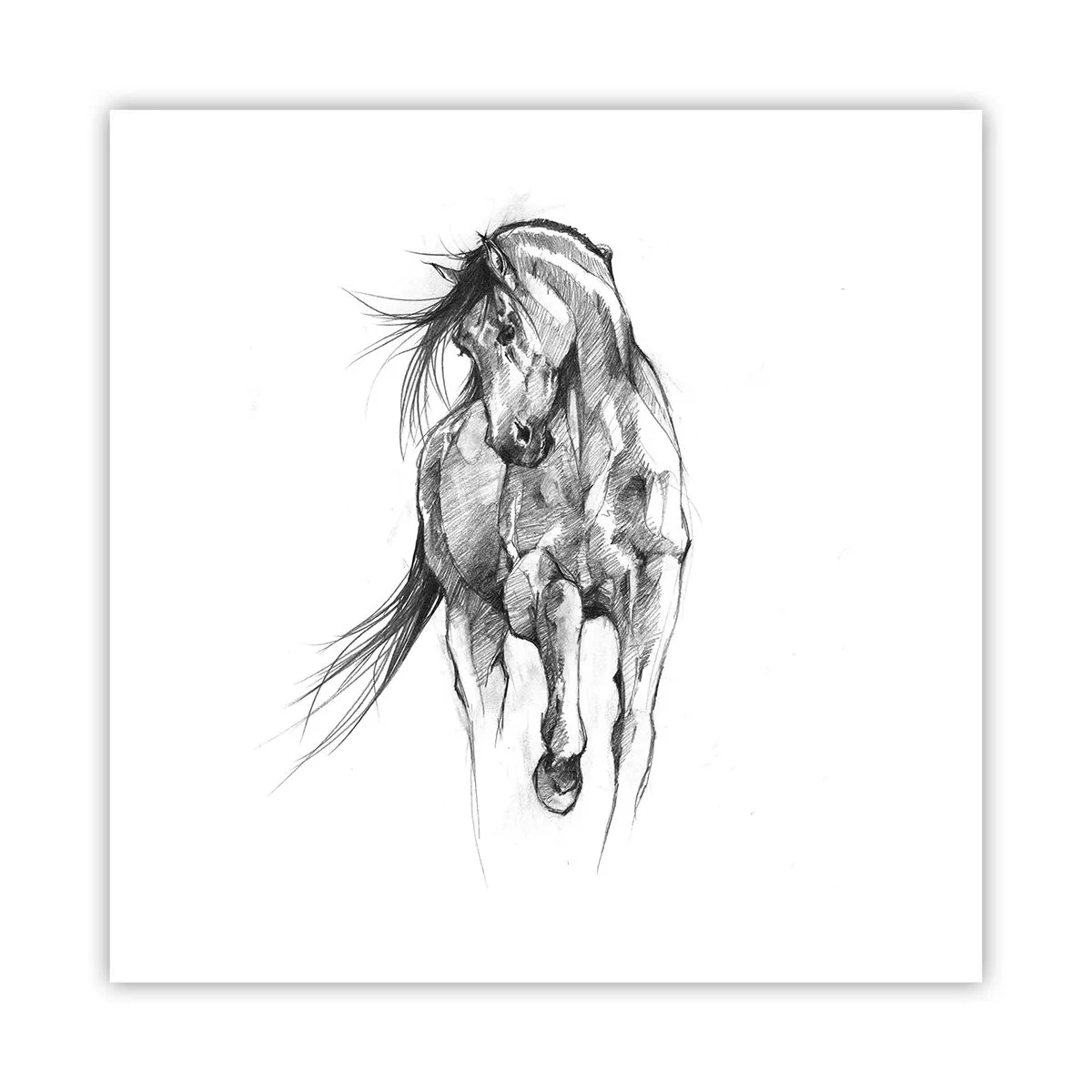 Plagát - V ladnom kluse - 60x60 cm