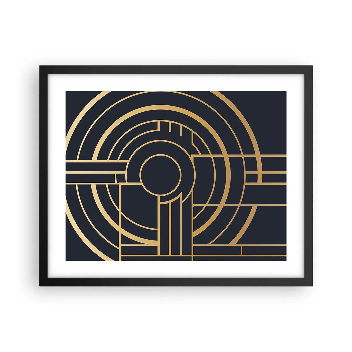 Plagát v čiernom ráme - Obraty udalosti - 50x40 cm