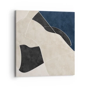 Obraz na plátne - Abstraktná kompozícia – kontrast farieb - 70x70 cm