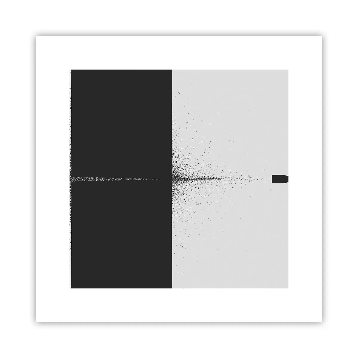 Plagát - Priamo k cieľu - 30x30 cm
