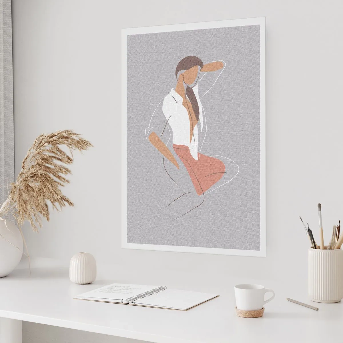 Plagát - Obrys pôvabu - 50x70 cm