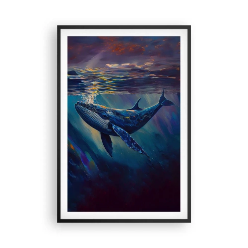 Plagát v čiernom ráme - Vitaj v mojom svete - 61x91 cm