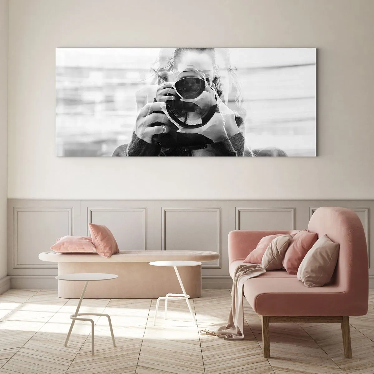 Obraz na skle - Tvorca a materiál - 100x40 cm