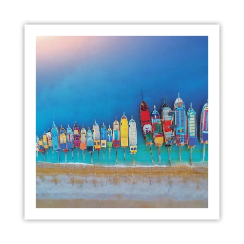 Plagát - Z vtáčej perspektívy - 60x60 cm