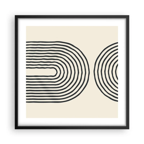 Plagát v čiernom ráme - Už čoskoro… - 50x50 cm