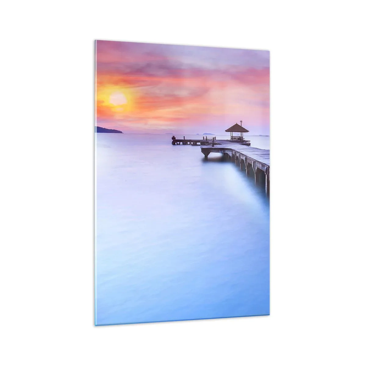 Obraz na skle - More pokoja až po horizont - 70x100 cm
