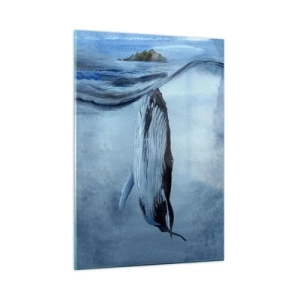 Obraz na skle - Dva svety severu - 50x70 cm