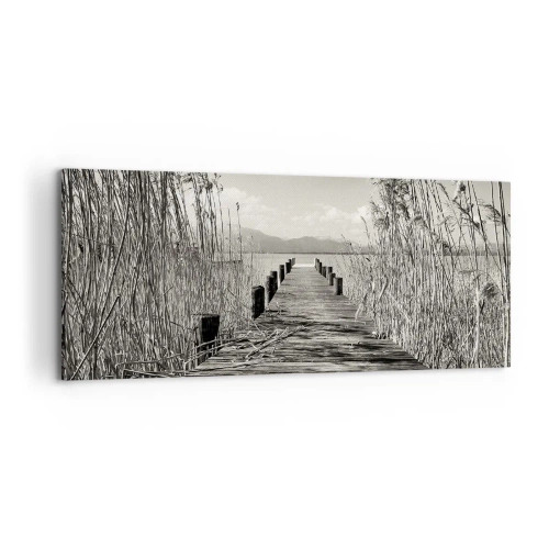 Obraz na plátne - V ústraní tráv - 100x40 cm