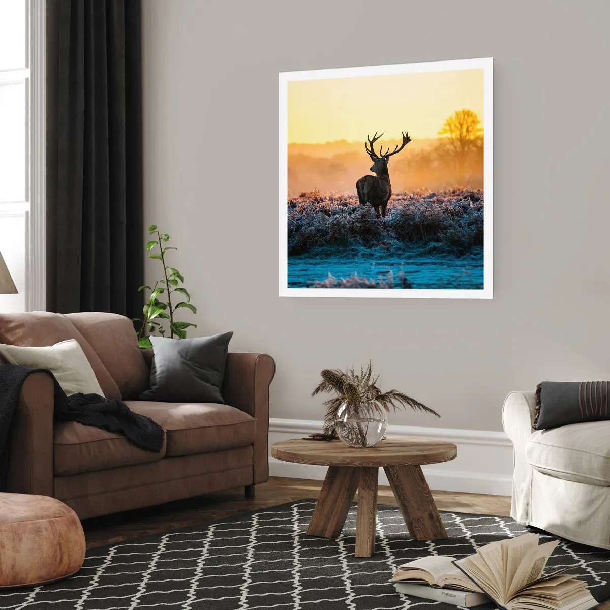 Plagát - Korunovaný na svojom panstve - 60x60 cm