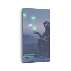 Obraz na plátne - Život sa vráti - 55x100 cm