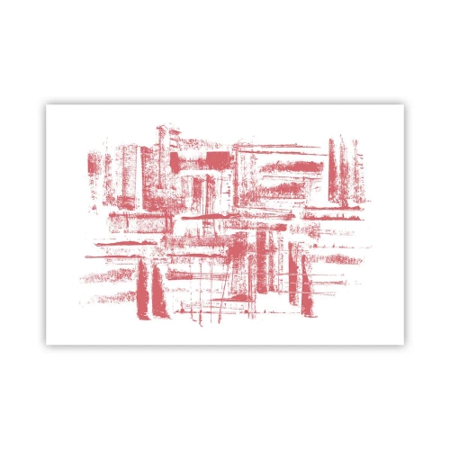 Plagát - Červené mesto - 91x61 cm