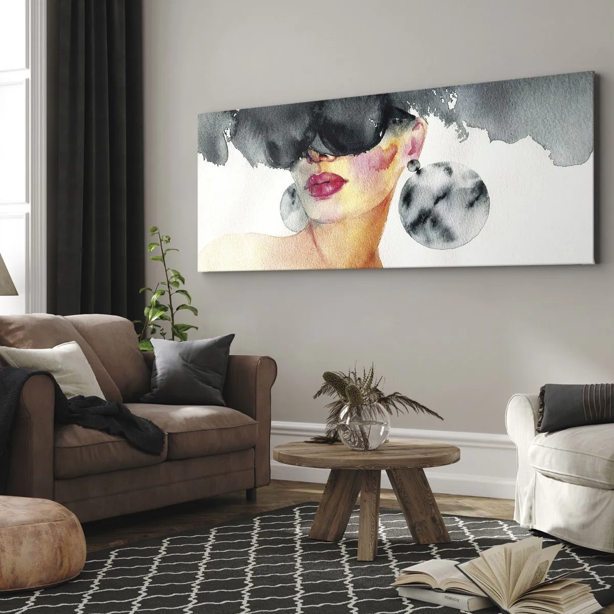 Obraz na plátne - Tajomstvo elegancie - 120x50 cm