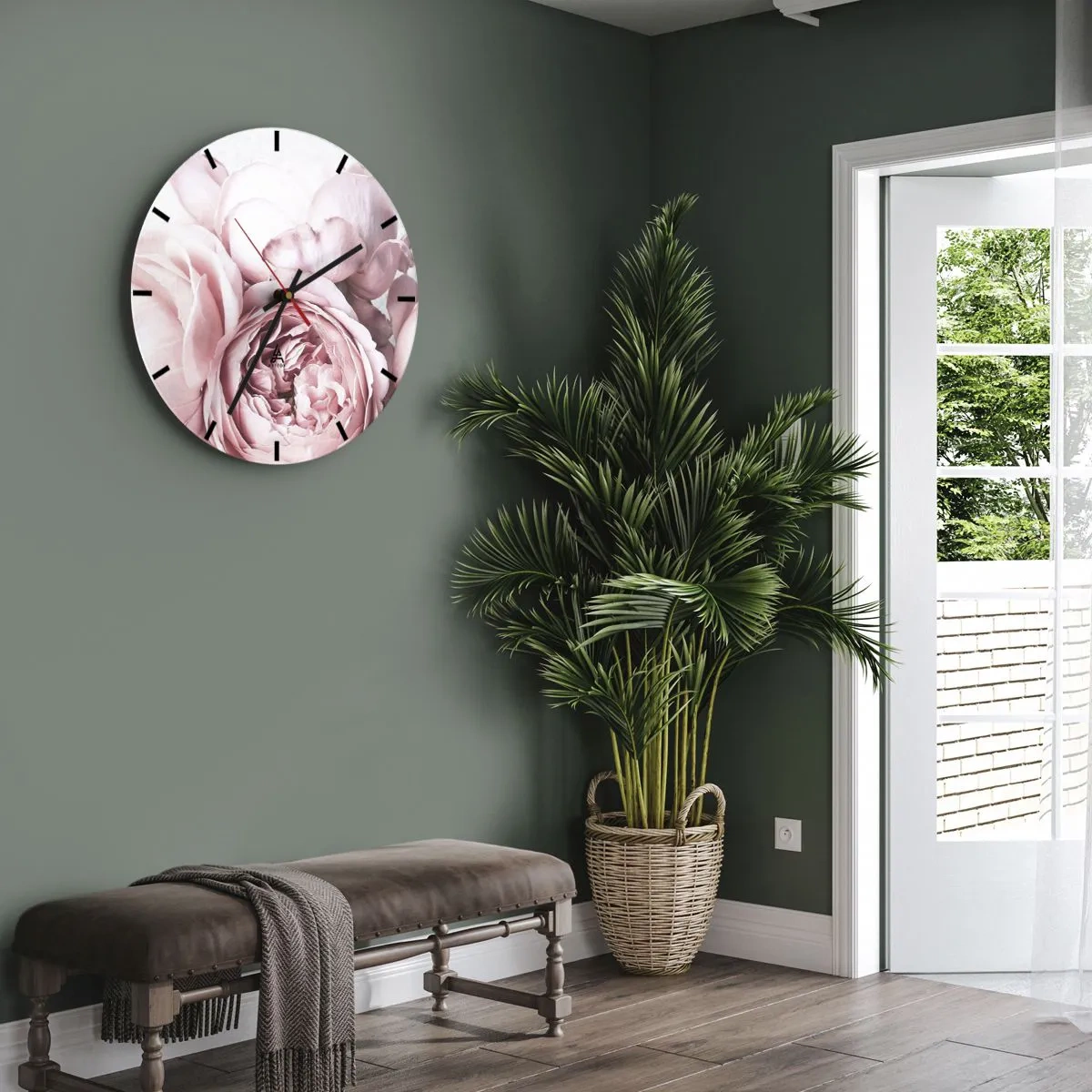 Nástenné hodiny - Pre romantikov - 30x30 cm