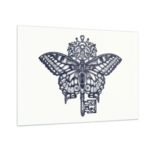 Obraz na skle - Všetky tajomstvá srdca - 100x70 cm