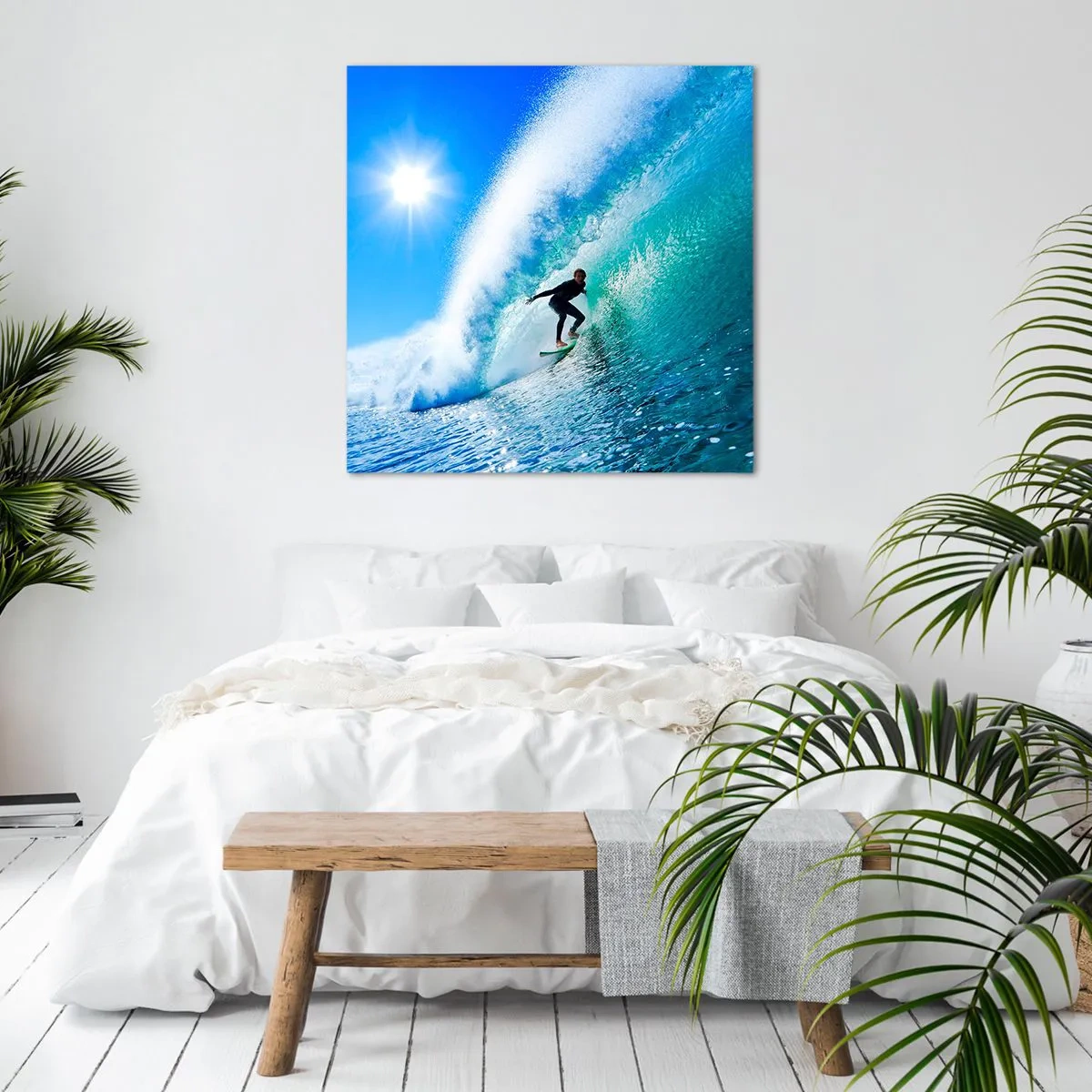Obraz na plátne - Cez veľký blankyt - 60x60 cm
