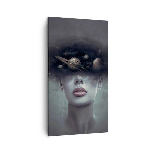 Obraz na plátne - A planéty… - 45x80 cm