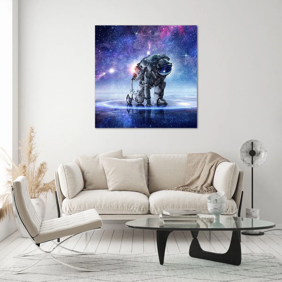 Obraz na skle - Hviezdne nebo nado mnou - 50x50 cm