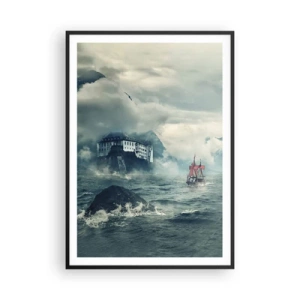 Plagát v čiernom ráme - V kúzelných vodách - 70x100 cm