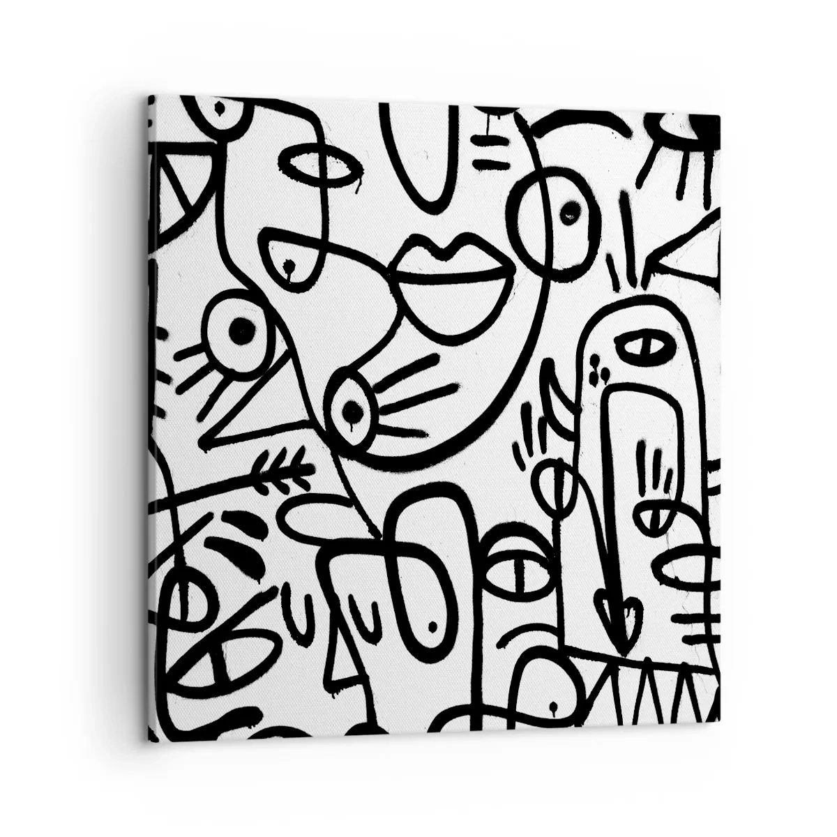 Obraz na plátne - Tváre a preludy - 50x50 cm