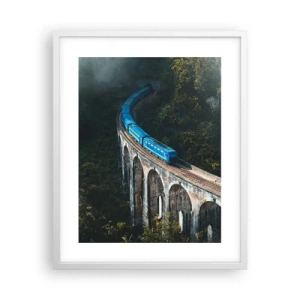 Plagát v bielom ráme - Príťažlivosť prírody - 40x50 cm