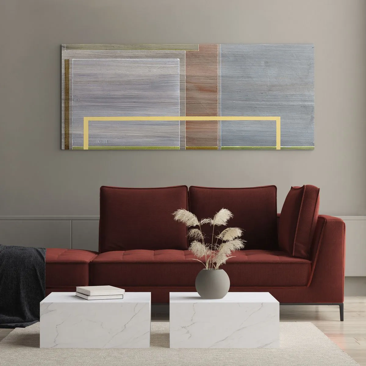 Obraz na skle - Jednoducho a v kľude - 140x50 cm