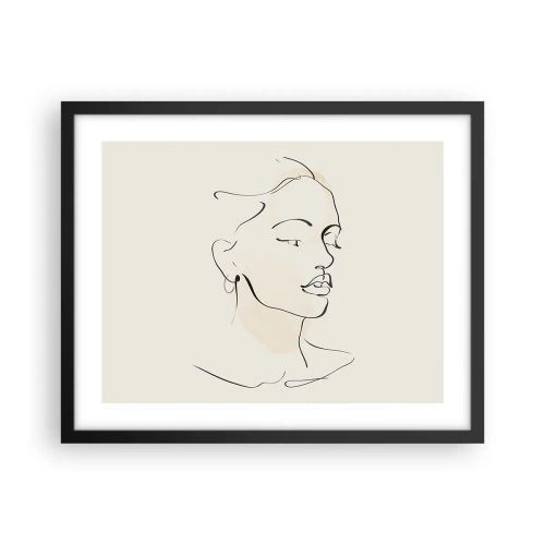 Plagát v čiernom ráme - Výrazným ťahom - 50x40 cm