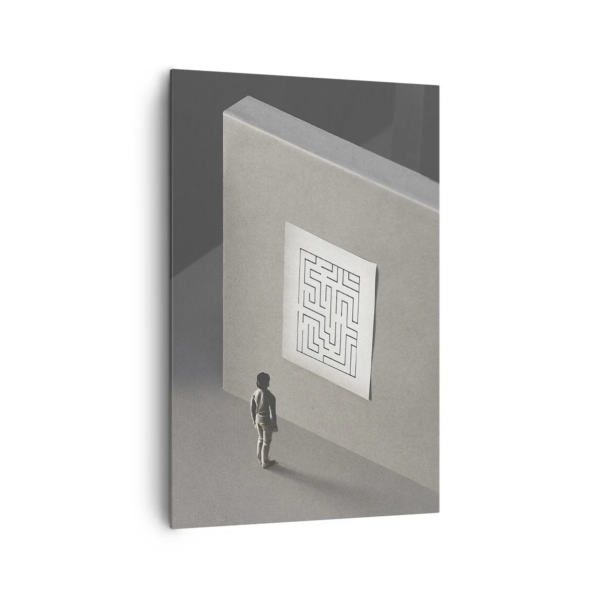 Obraz na plátne - Kde to ale som? - 80x120 cm