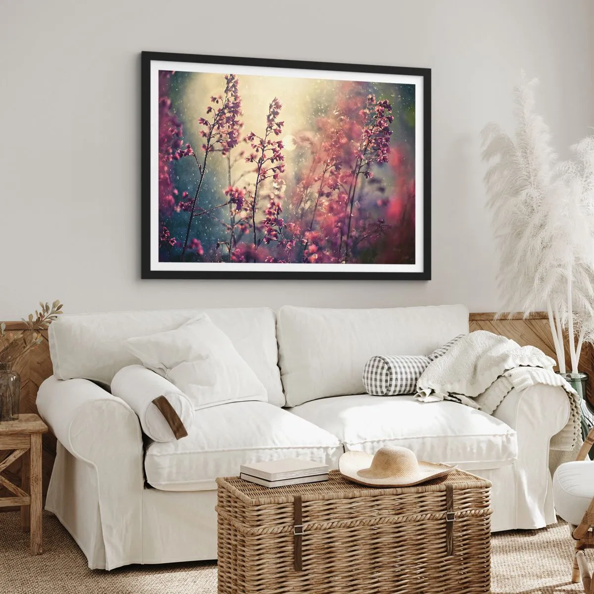 Plagát v čiernom ráme - Tajná záhrada - 70x50 cm