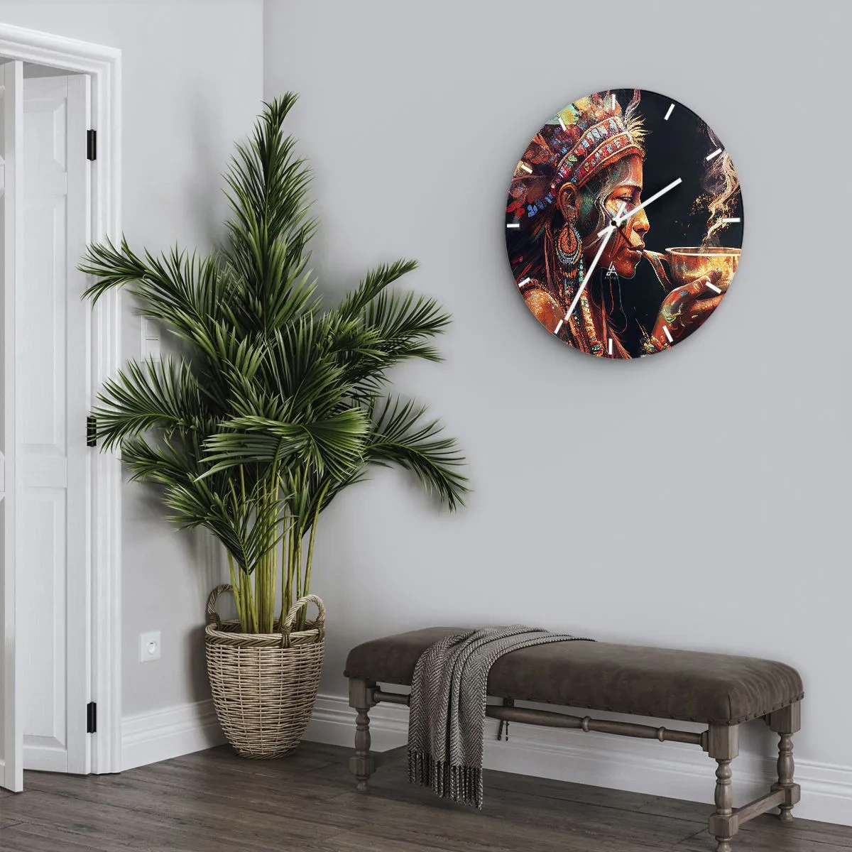 Nástenné hodiny - Magický rituál - 30x30 cm