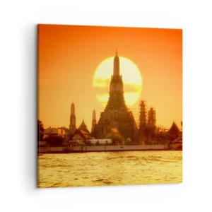 Obraz na plátne - K slnku, vždy k slnku - 50x50 cm