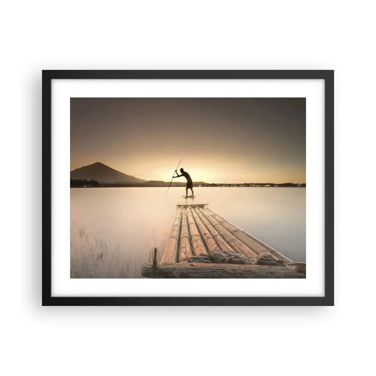 Plagát v čiernom ráme - Pred odpočinkom - 50x40 cm