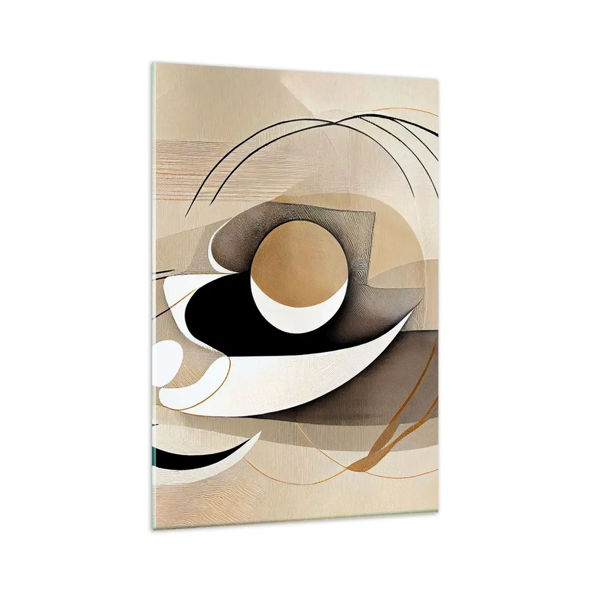 Obraz na skle - Kompozícia: podstata vecí - 80x120 cm