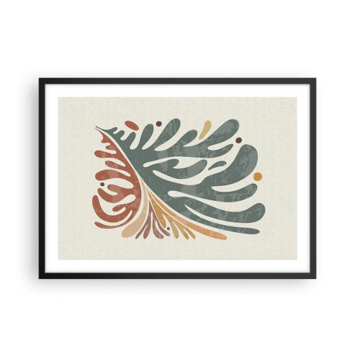 Plagát v čiernom ráme - Viacfarebný list - 70x50 cm