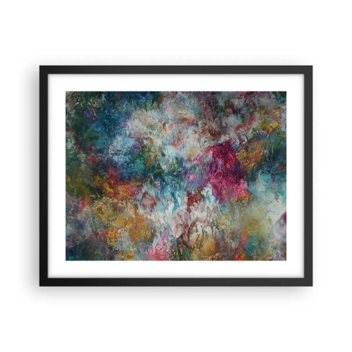 Plagát v čiernom ráme - V plnom rozkvete - 50x40 cm