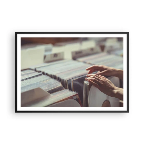 Plagát v čiernom ráme - Hľadanie emócií - 100x70 cm