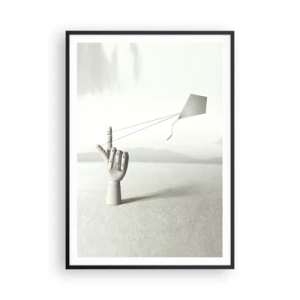 Plagát v čiernom ráme - Výzva - 70x100 cm