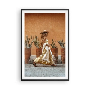 Plagát v čiernom ráme - V hippie štýle - 61x91 cm