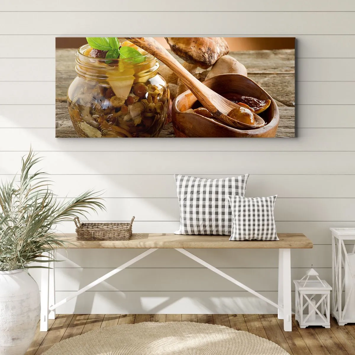 Obraz na plátne - Či už čerstvý alebo solený, alebo jesenný… - 160x50 cm